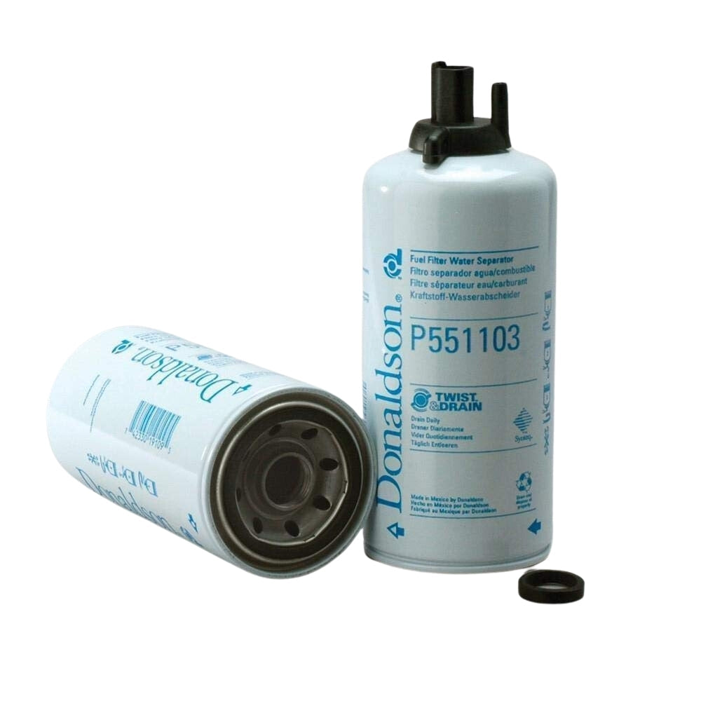 P551103DFS Fuel Filter Water Separator Spin-On Twist & Drain; Pack Of 12 (Twelve) | Genuine Genie