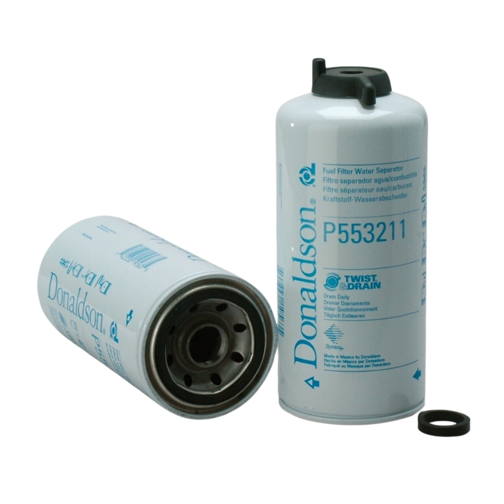P553211DFS Fuel Filter Water Separator Spin-On Twist & Drain; Pack Of 12 (Twelve) | Genuine Genie