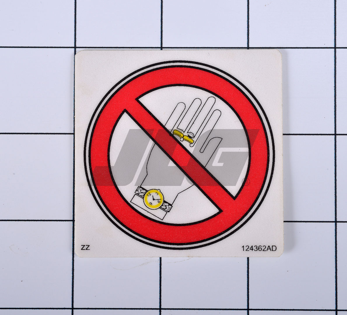 124362 Decal, Do Not Wear | Skyjack