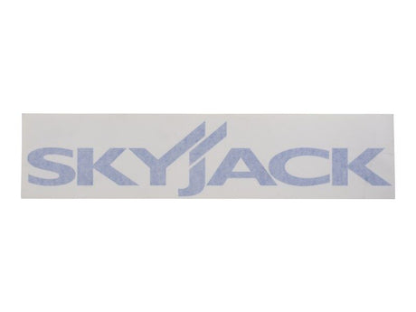 Part Number 129758 Label, Skyjack Sm Blue fits Skyjack