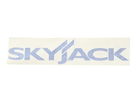 Part Number 129773 Label, Skyjack Med Blue fits Skyjack