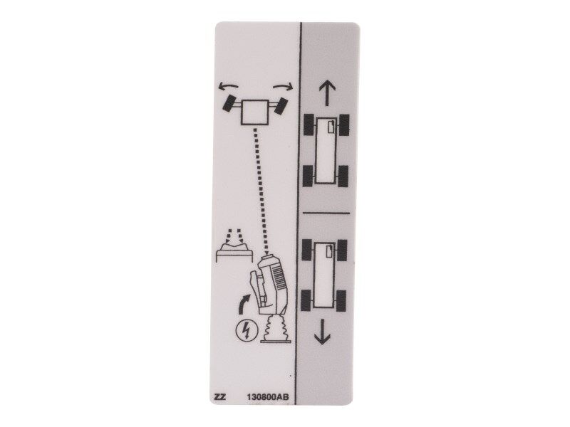 130800 Steer/Drive Pict Label | Skyjack