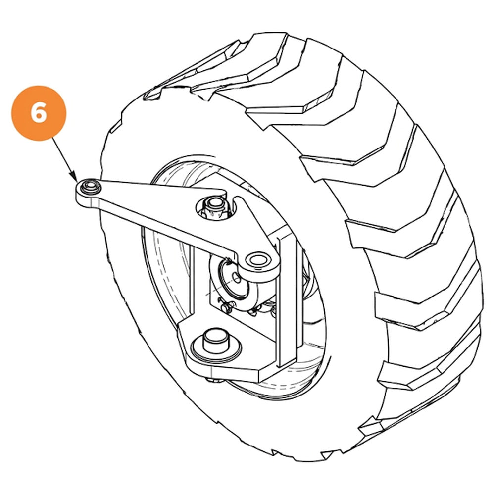 Part Number 0112642-8 Weldment Steering Yoke RH Tb85Jf | Genuine Snorkel