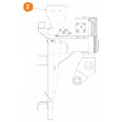 Part Number 0191103-0 Mount Frame Weldment Slide Platform | Genuine Snorkel