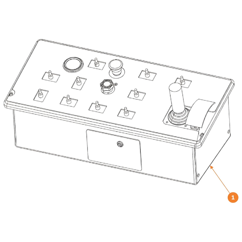 Part Number 0260002-3 Platform Control Box Shell Weldment | Genuine Snorkel