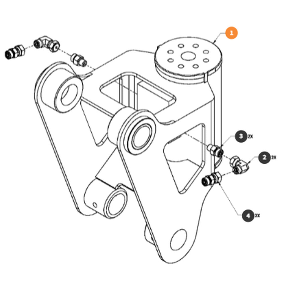 Part Number 106572-101 Rotary Actuator | Genuine Snorkel