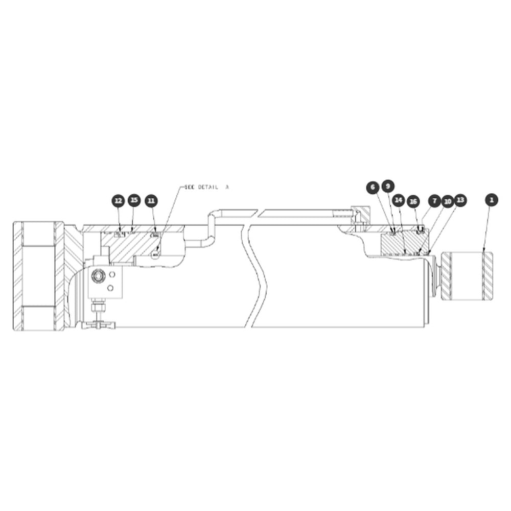 Part Number 1431076-3 Lift Cylinder | Genuine Snorkel