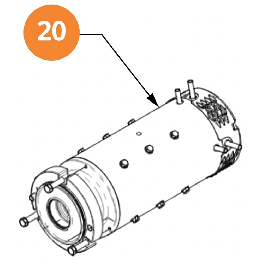 Part Number 3087833 A46JE Drive Motor | Genuine Snorkel