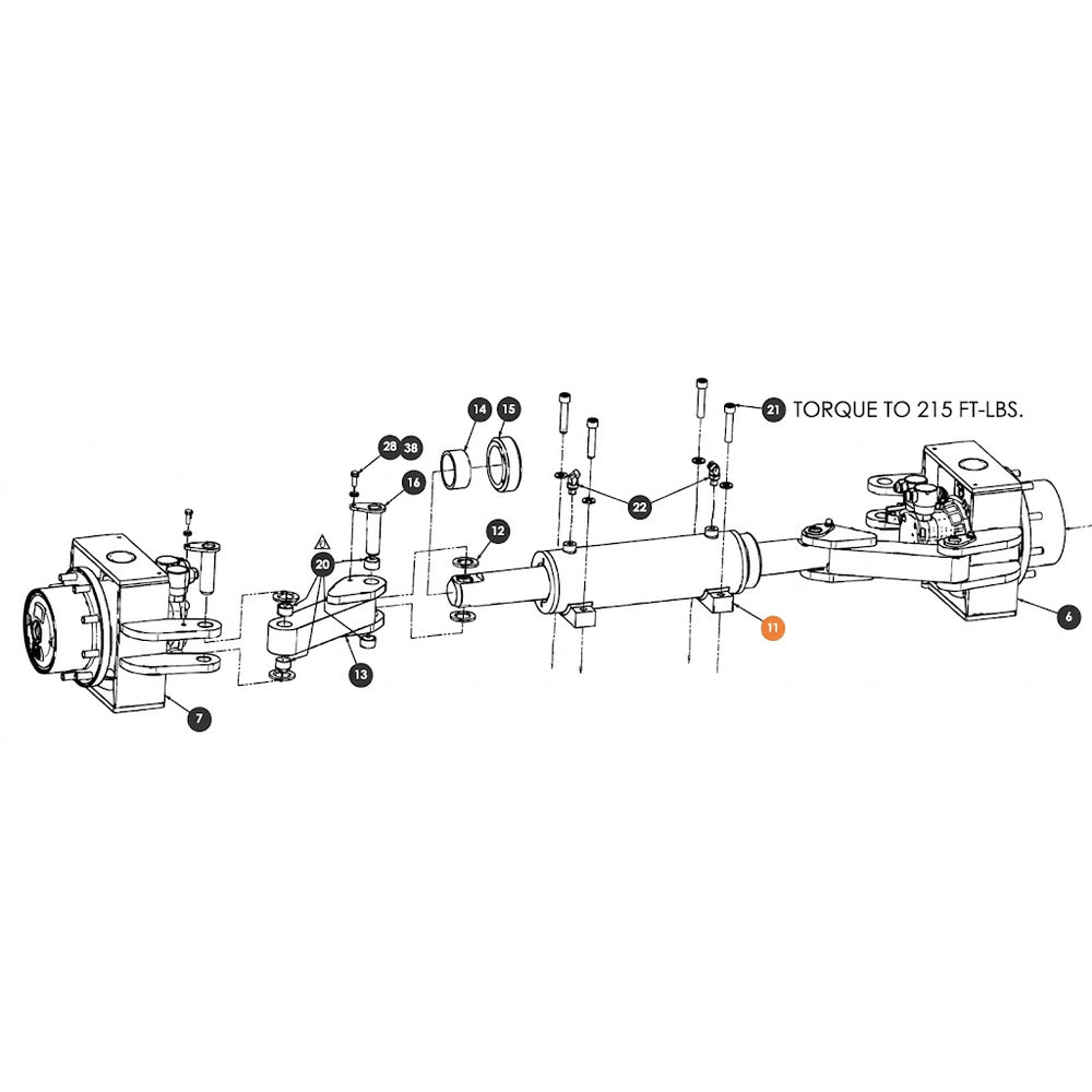 Part Number 5290010	CYL, Steer 5IN Bore REV6 | Genuine Snorkel