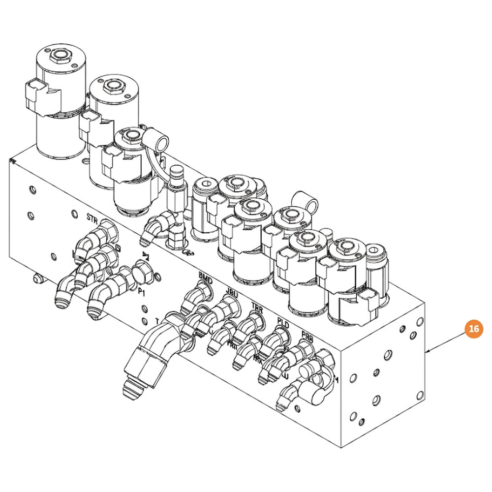 Part Number 6019396 Main Manifold With Prop Valve | Genuine Snorkel